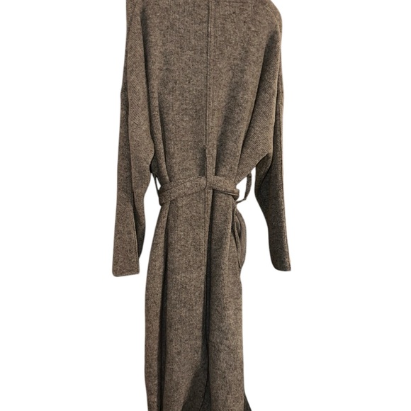 NWT LITA BY CIARA Love Language Oversize Ribbed Merino Wool Blend Wrap Coat-XL - Picture 8 of 12